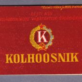 Eesti NSV Kolhoosnikute Vabatahtliku Spordiühingu „Kolhoosnik“ liikmepilet (1)