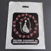 V. Klementi nim. Õmblustootmiskoondise kaubamärgiga kilekott