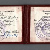 Eesti NSV Vabatahtliku Spordiühingu „Jõud“ Harju Rajooninõukogu esimehe töötõend