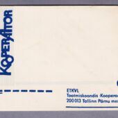 ETKVL Tootmiskoondise „Kooperaator“ kaubamärgiga kirjaümbrik