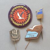 Valik Kingissepa Keskkooli ja Kingissepa 1. Keskkooli aastapäevade rinnamärke