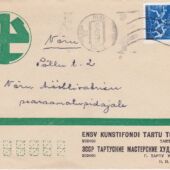 Eesti NSV Kunstifondi Tartu Kunstitoodete Töökodade kirjaümbrik