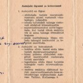 „Autostopi“ 1968 aasta marsruudiraamat (2)