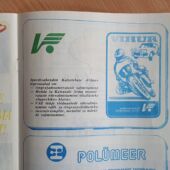 Spordivahendite Katsetehase „Vihur“ reklaam „Kalevi“ XXX suursõidu kavas (Tallinna Ülikooli Akadeemiline Raamatukogu)